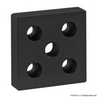 BLACK 10 S 2 X 2 BASE PLATE W/ 7/16-1