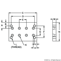 BLACK POSITION FLOOR LOCK