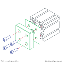 2 X 2 END MOUNT PRESSURE MANIFOLD PLA