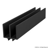 10 S UPPER DOOR TRACK BLACK ANODIZE