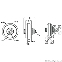 15 S DELUXE ROLLER WHEEL