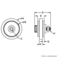 10 S TO 15 S TRANSITION ROLLER WHEEL