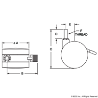 3 FURNITURE STYLE CASTER W/BRAKE