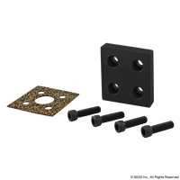 BLACK 2 X 2 END MOUNT PRESSURE MANIFO