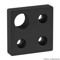 BLACK 2 X 2 BASE PLATE W/ 3/4-10 TAP