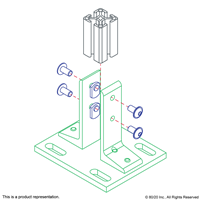 FLOOR MOUNT BASE PLATE FOR 1010