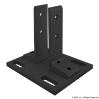 BLACK FLOOR MOUNT BASE PLATE FOR 1515