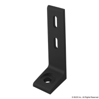 1.5 SLOTTED FLOOR MOUNT BASEPLATE BLAC