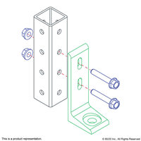 1.5 SLOTTED FLOOR MOUNT BASEPLATE