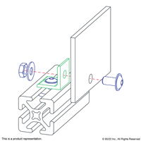 10 S PANEL MOUNT BRACKET