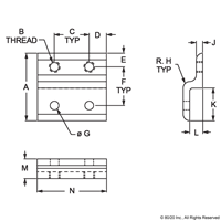 BLACK 15 S 3 PANEL RETAINER