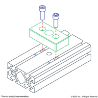 1 X 2 SIDE MOUNT PRESSURE MANIFOLD PL