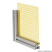 1/2 X 1/2 YELLOW THERMOPLASTIC COATED