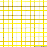 1/2 X 1/2 YELLOW THERMOPLASTIC COATED