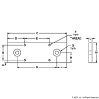 BLACK 25 S KEEPER MOUNT PLATE FOR GRABB