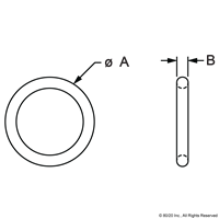 RUBBER O-RING FOR 25-2550 PRESSURE MANI