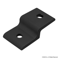 BLACK 25mm SINGLE PANEL RETAINER