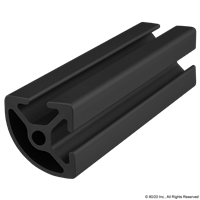 25mm X 27mm T-SLOT RADIUS EXT FULL BLAC