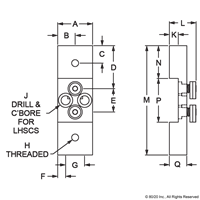 BLACK 25 S ROLLER WHEEL BRACKET