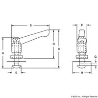 25 S L-HANDLE FOR PIVOT BRACKET