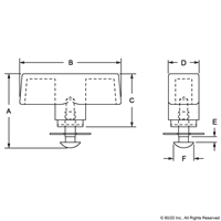 25 S T-HANDLE FOR PIVOT BRACKET