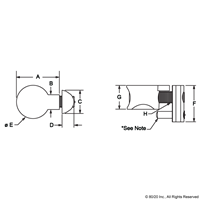 ANCHOR FASTENER W/ M5 BOLT & DROP IN T-