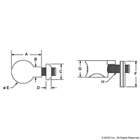 25 SERIES BLACK ANCHOR FASTENER ASSEMBL