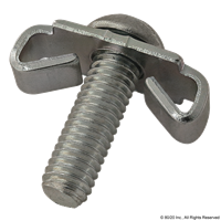 25 S M6 X 1.0 END FASTENER W/ SCREW