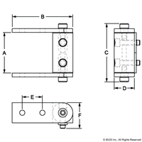 BLACK 25 S RIGHT ANGLE UNIVERSAL LIVING