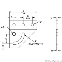 BLACK 25 S 90 DEGREE LEFT HAND PIVOT BR