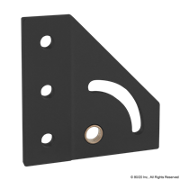 BLACK 25 S 90 DEGREE LEFT HAND PIVOT BR