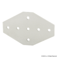 25 S 7 HOLE CROSS FLAT PLATE