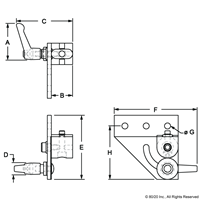 25 S 90 DEGREE RIGHT HAND PIVOT ASSEMBL