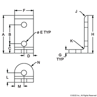 BLACK 25 S L PIVOT ARM