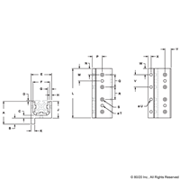 25 S LONG SINGLE FLANGE LINEAR BEARING