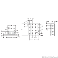 BLACK 25 S LONG DOUBLE FLANGE LINEAR BE