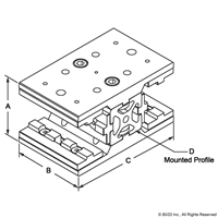 25 S SHORT DOUBLE UNIBEARING ASSEMBLY O