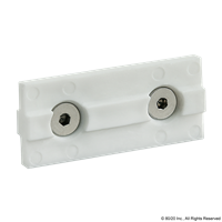 25 S DOUBLE KEYED WHITE UNIBEARING PAD