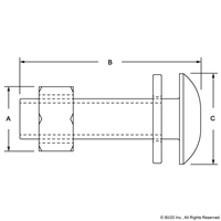 25 S HEX NUT LINEAR BEARING BRAKE