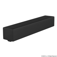 PANEL MOUNT BLOCK PROFILE BLACK ANODIZE