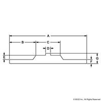 25 S DOUBLE UNIBEARING PROFILE CLEAR AN