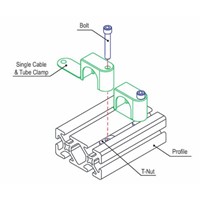 1/8 SINGLE TUBE CLAMP