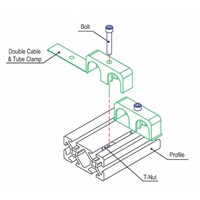 1/8 DOUBLE TUBE CLAMP