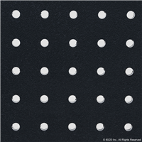 6.35MM BLACK HDPE PEGBOARD