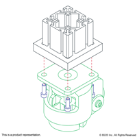 550 LB LEVELING CASTER