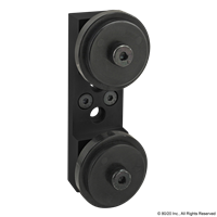 BLACK 15 S ROLLER WHEEL BRACKET W/2290