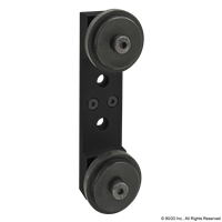 BLACK 15 S ROLLER WHEEL BRACKET W/2280