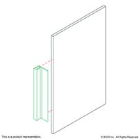 3 ALUMINUM PANEL HANDLE