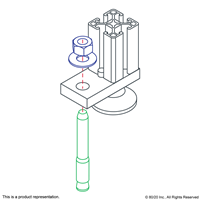 1/4 X 1 3/4 WEDGE FLOOR ANCHOR W/ HEX