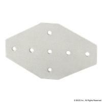 30 S 7 HOLE CROSS FLAT PLATE